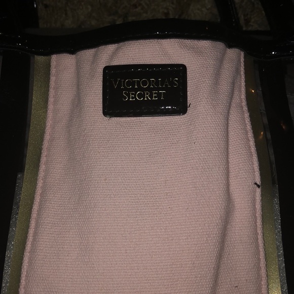 VICTORIA SECRET Tote bag w/Patent leather handles - Picture 3 of 11